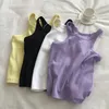 Women Tank Tops Sexy Cropped Top Female Women Summer Camisole Camis Black White Sport Clothes For Women 240415