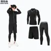 Sportswear Spor Salonu Fitness Trailsuit Erkekler Koşu Setleri Sıkıştırma Basketbol İç Çıkma Taytlar Jogging Sports Suits Giysileri Kuru Fit 240417