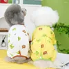 Dog Apparel Pretty Romper Comfortable Dress-up Washable Cute Bear Pattern Pet Puppy Overall Clothes