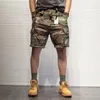 Shorts maschile 2024 Summer Fashion sciolto Multi-task mimetico di camoflage sport uomini pantaloni corti dritti k29