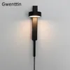 Wandlampe Einstellbare Winkel -Wandleuchter Moderne LED -Spiegelleuchten für Schlafzimmer Nachtirgang Nordic Loft Luminarias Home Decor