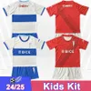 24 25 Universidad Catolica Kids Kit Soccer Jerseys Nunez Fuenzalida Zampedri Galani Asta-Buruaga Home Away Child Football Shirt Kort ärmuniformer