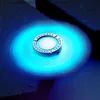 Giochi di novità Knight Metal Glowing Fidget Spinner di alta qualità Glowing Hand Spinner Silent Finger Decompression Toying per regali per adulti Q240418