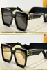 Herren Sonnenbrille 96006 Millionäre Sonnenbrille Klassische Limited Edition Runway Modell tief gravierter Inschrift und Buchstabendruck S2083304