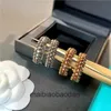 Дизайнерские ювелирные кольца высокого класса для женщин Carter v Gold Plant Speep Active Active Brivet 18k Rose Gold Это вращающиеся женщины -оригинальные 1: 1 с настоящим логотипом