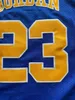 NCAA Basketball 23 Michael College Jersey Laney Bucs High School tröjor