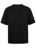 T-shirts masculins Designer trois normes sont complètes Version correcte maison 24 Étiquette en cuir simple T-shirt à manches courtes lâches JZGN