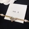 24 Spring/Summer Latest Women's Exquisite Beauty Love Two Bead Chain Short Necklace Women's Vintage Thick Gold Texture, High Grade Full of Simple Design Free shipping