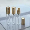 Storage Bottles 100pcs 10ML Perfum Sprayer Flacon Clear Thin Glass Perfume Bottle Spray Atomizer Empty Sample Vials Refillable
