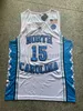 North Carolina College Basketball Jerseys NCAA Basketball 23 Michael College Jersey Laney Bucs Jerseys de lycée tous cousus 15 Carter Michael 2 Anthony