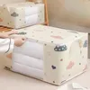 Storage Bags Quilt Bag Water-proof Transparent Window Helpful Tear Resistant Blanket For Wardrobe