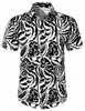 Camicie casual maschile femminile floreale vocazione hawaii camicetta cuba lapel camicia da spiaggia camisa cameriere abbigliamento