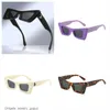 Mode Luxus -Offs 5006 Weiß Rahmen Sonnenbrillen Stil Square Marke Sonnenbrille Arrow X Frame Eyewear Trend Sonnenbrille Helle Sportreise Sonnenbrille OCU7