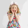 Bandanas Kinderstirnband Girls bogen Haarband Kinder Geburtstag Krone Krawatte Prinzessin Stoff die