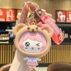 Blind Box Bubu Dudu Panda Bear Figures Keychain Cosplay Key Ring DIY CAR Ryggsäck Nyckelhållare Toys Party Gifts 230309