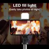 Selfie monopody bezprzewodowe selfie Stick z zdalnym sterowaniem mini składany uchwyt telefonu Przenośny i rozszerzalny statyw Light Light Tripod Y240418