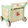 Little Foot Wooden Toy Premium Rose Baby Walker et Game Center le déplacez-le!- jouet amusant et éducatif pour les enfants 12 mois et plus