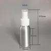 Bouteilles de rangement 100pcs / lot 50 ml bouteille en aluminium Small Perfume Contourateur cosmétique vide