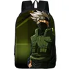 Foto rugzak naruto anime daypack hatake kakashi cool schoolbag po print rucksack sport school tas outdoor day pack1631368