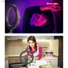 Continuous Lighting 33CM 26CM video light RGB selfie LED adjustable ring light with bracket tripod used for TIKTOK makeup ring light Y240418