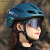 Cycling Caps Masks WEST BIKING Cycling Aero Helmet MTB Enduro Road Bike Integrated Lightweight Helmet Men Women Multicolor Aerodynamic Safety Caps L48