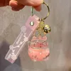 Nuovo olio in mano gatto che scorre la sabbia drifting bottle clavo femminile carina coppia creativa auto squisita ciondolo rosso internet