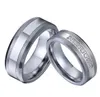 Men039s Love Alliance CZ Wedding Pierścienie dla mężczyzn Kobiety His i jej małżeństwo para Tungsten Ring Carbide Never Fade2645811