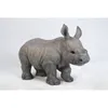 Decoraciones de jardín Estatua de rinocerontes para bebés Figuras Figuras de la escultura de animales Regalos de inauguración de la casa
