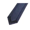 Mens 7CM Navy Blue Tie Design High Quality Gentleman Fashion Formal For Men Business Suit Work Necktie With Gift Box 240415