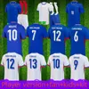 2024 Euro Cup Frenchs Home Away Jersey Mbappe Soccer Jerseysbenzema Griezmann Maillot de Foot Fan Fan