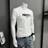 T-shirts pour hommes T-shirts d'été T-shirts à manches courtes mâles minces plus taille 5xl Vêtements de cou rond