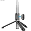 Selfie monopods draagbaar 41 inch selfie stick mobiel statief met draadloze afstandsbediening en uitbreidbaar statief 360 rotatie compatibel met iPhone Y240418