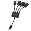 Nowy 2024 typ-C 31 4 w 1 Micro USB Hub OTG Kabel przedłużający kabel adapter dla Android Samsung Tablet Hub z zasilaniem Niezbędne akcesorium