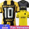 23 24 Penarol Mens Soccer Jerseys Saravia Rodriguez Mendez Rak Milans Rolan Rolan Away 3rd Football Shirt Kort ärm Vuxna uniformer