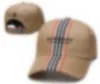 Casquettes de baseball de mode classiques hommes de créateur de base de base de baseball de luxe plage unisexe capuche ajusté Street Street Summer Sports Broderie Sunshade Hat K-1