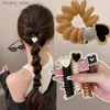 Włosy gumki y2k serce design kucyk elastyczne opaski do włosów gumowe włosy wiązki wiązki sznurka