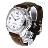 Relógios de luxo de Wristwatch de designer relógios automáticos watchpeneRei PAM00114 Base Hand Wind Men's # C399WLK9EU