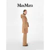 Women's Coat Cashmere Coat Designer Fashion Coat Maxmaras Womens Rialto Classic Woolen Coat Camel