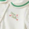 Dave Bella White Pink Soda Cotton Dresses Dress Baby College Summer Children Sukienka DB2235525 240416