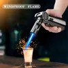 Torch Without Gas Windproof BBQ Kitchen Cooking Jet Turbo Cigar Lighter High Capacity Spray Gun Jewelry Metal Welding Gifts for Men