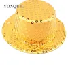 Bérets Sequin Mini Top Hats 13 cm Party Party Blinging Fascinator Bases ACCESSOIRES DE RELLAGES DIY ONCES