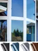 Pencere Gizlilik Film Güneş Engelleme Ayna Yansıtıcı Tonu Tek yönlü ısı kontrolü Anti UV Anti Pencere Çıkartmaları Ev ve Office2428241