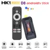 HK1 RBOX D8 TV Stick Android 13 RK3528 8K VIDEO DARMOCDING 4GB 32GB iORDTTV OS WiFi6 BT5.0 z BT Voice Control Dongle