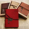 Творческая ноутбука канцелярских товаров Kraft Paper Imation Leather Hand Journal