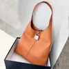 Locker di alta qualità North South Hobo Borsa Designer di lusso a 2 dimensioni Cintiera in pelle a cuoio cingola chiusura tascabile zippato borsetta per lo shopping