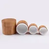 Bouteilles de rangement 5G 10G 15G 20G 30G 50G 100G 150G 200G 250G 300G JAR DE CRÉMAT DE BAMBOO COSMETIQUE COSMETI