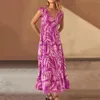 Abiti casual Summer Summer Flowy Maxi Cappellino MANSEVE VITO VITOLO SMOCKED BACK INCONTRO LUNGO VIETUDOS