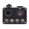 12V/24V Painel de interruptor de carro à prova d'água de água PD 45W QC3.0 18w Soquete de cigarro de cigarro de voltímetro Painel de controle de isqueiro combinação marinha marinha