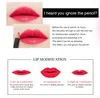 Lip Gloss 12 Color Sexy Matte Lipstick Pencil Waterproof Lasting Liner Pen Non-stick Cup Contour Set Beauty Cosmetic