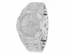 Tasarımcı İzle Lüks Otomatik Mekanik Saatler Erkekler 41 mm Paslanmaz Çelik 22.5 CT VS Diamond Hareketli Bilek saati